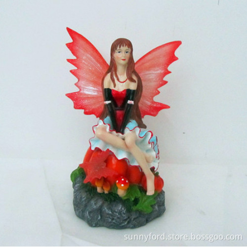 Polyresin Solar Fairy Figurines (SFR0582)